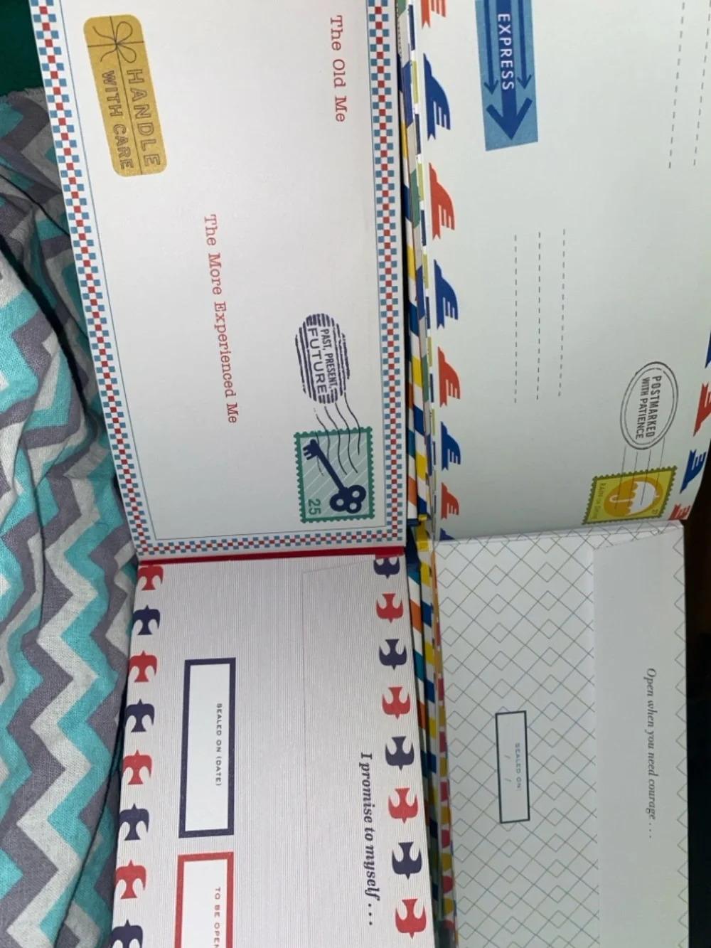 Set of 2: Chronicle Books Letters to my future self & Letters to open when…